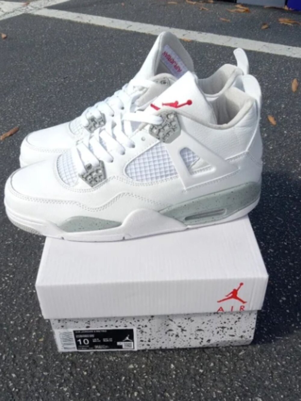 Air Jordan 4 Retro, White Oreo